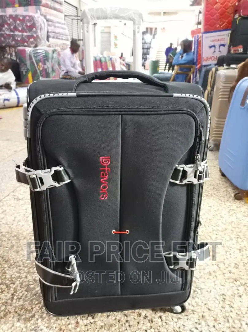 Original Cloth Suitcase . Large.( Black )