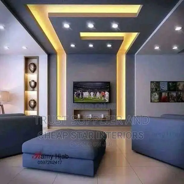 Gypsum Ceiling Bedroom Done in Nakawa