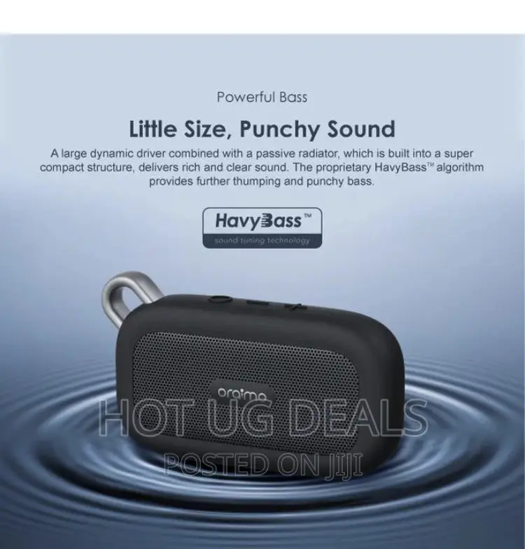 Oraimo Palm Ultra Bass Portable Waterproof Wireless Speaker