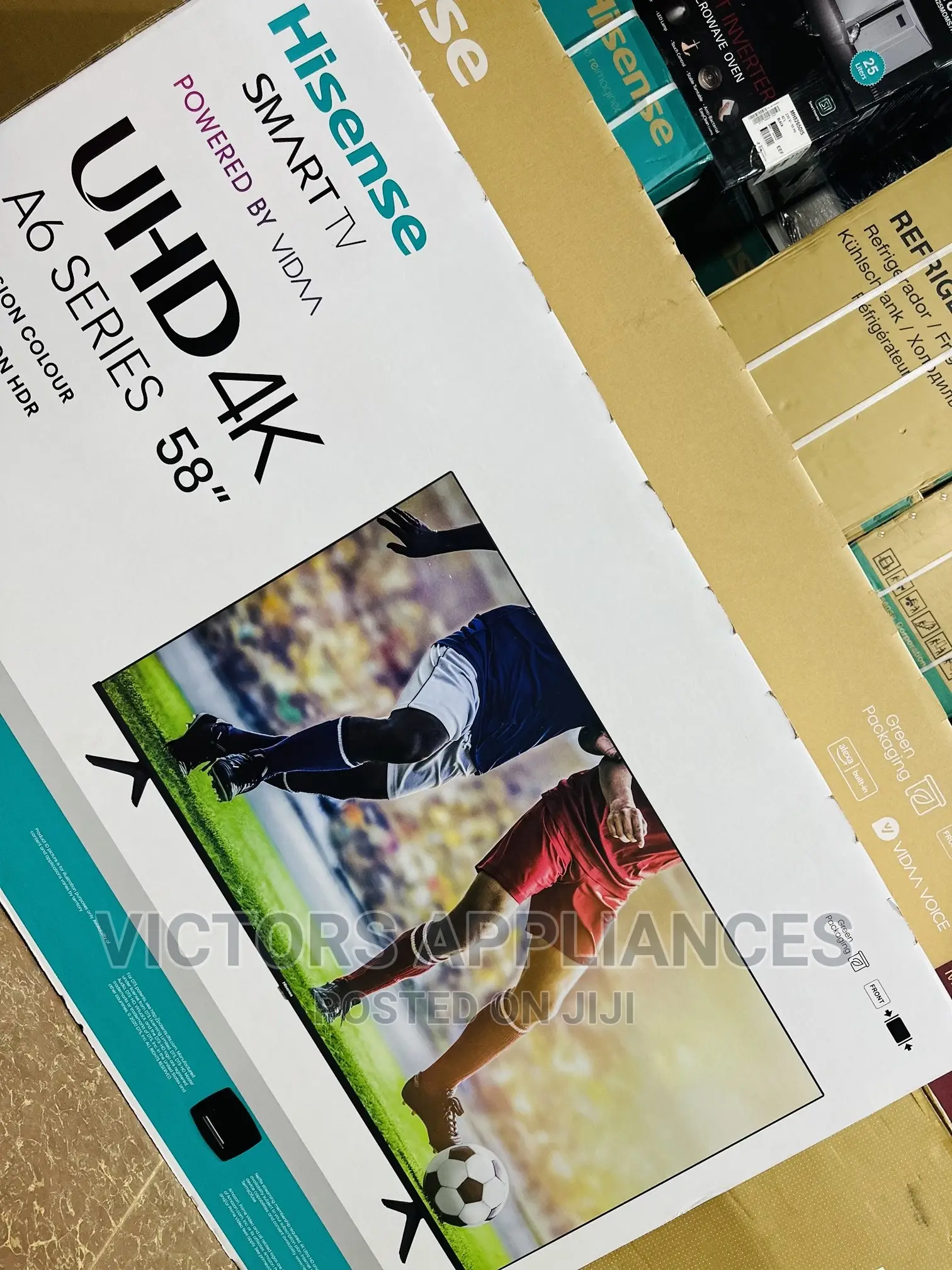 Hisense 58inches UHD Smart Tv Powered by VIDAA