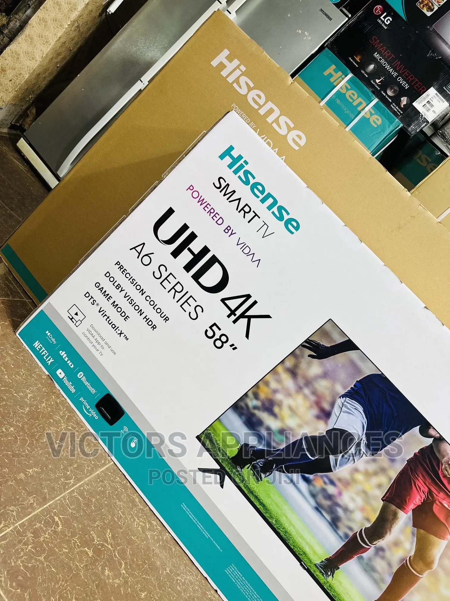 Hisense 58inch UHD Smart Tv With Bluetooth