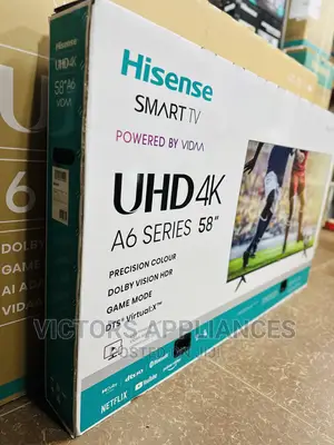 Hisense 58” UHD Smart Tv A6 Series