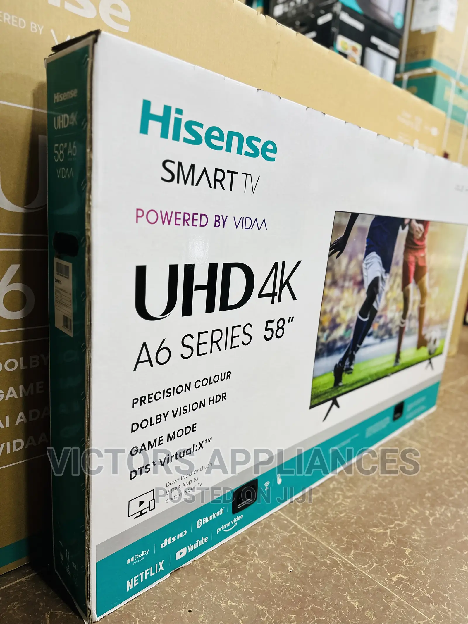 Hisense 58” UHD Smart Tv A6 Series
