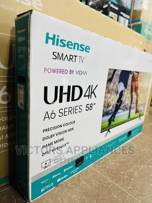 Hisense 58” UHD Smart Tv A6 Series