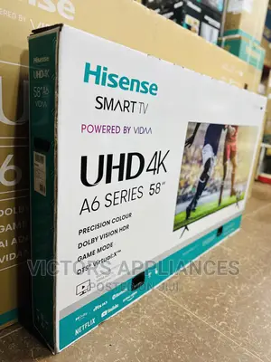 Hisense 58” UHD Smart Tv A6 Series