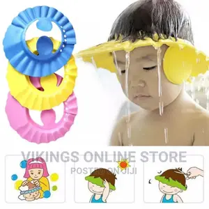 Photo - Playful Polly Bathing Baby Shower Hair Wash Cap/