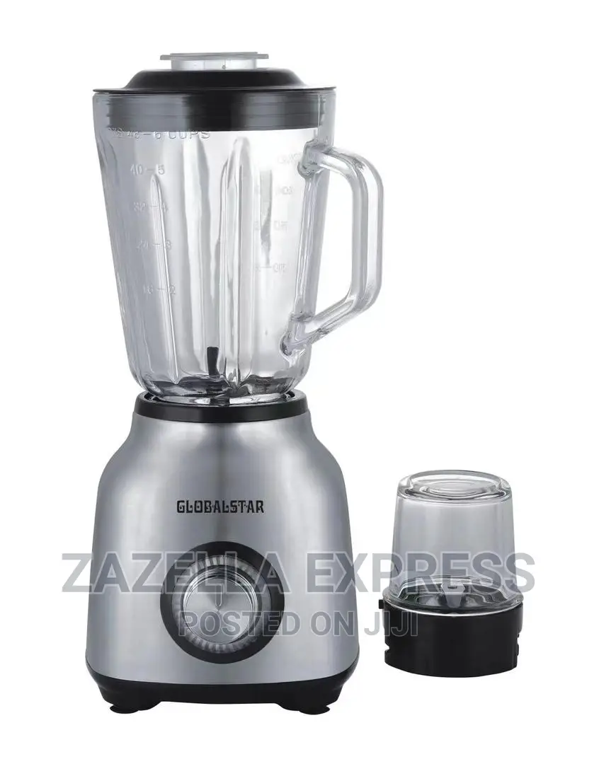 Global Star Juice Blender 1.5litres 2 in 1 Stainless Steel