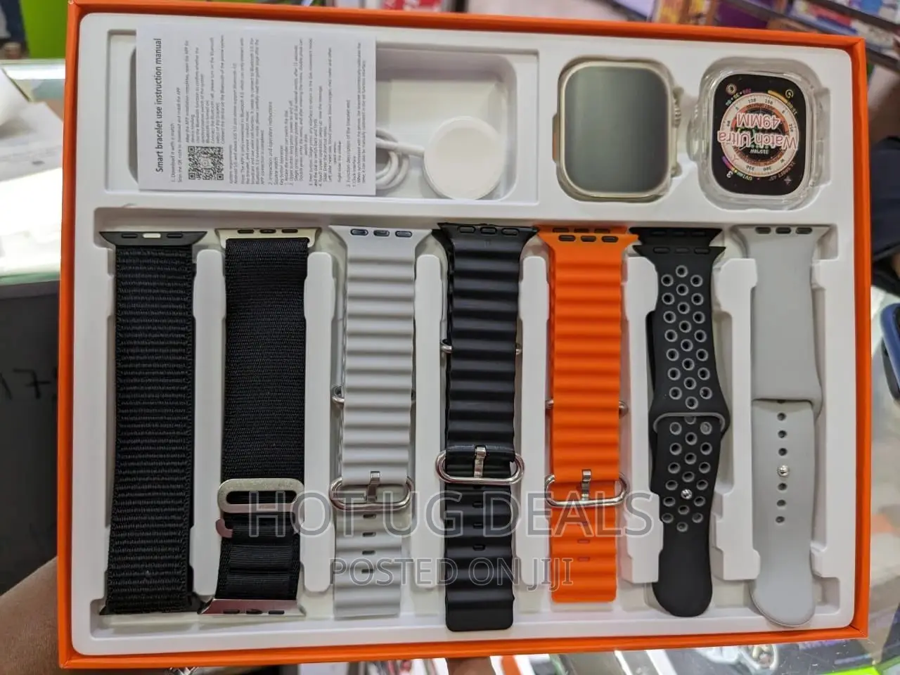 Full Screen Smart Watch With 7 Straps For Android Ios