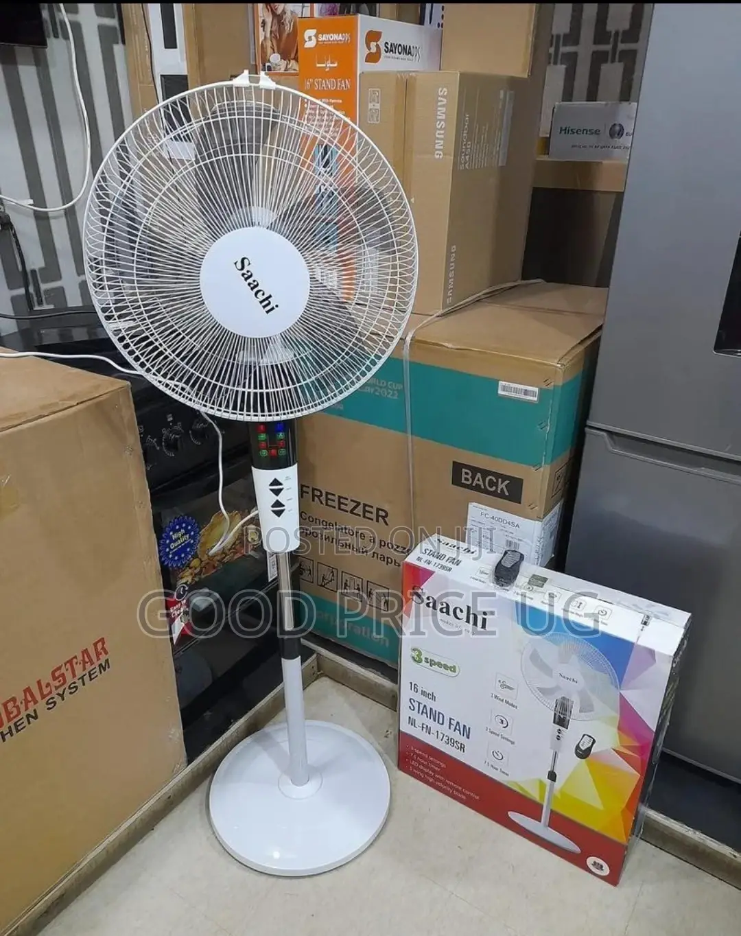 16 Inches Saachi Digital Remote Stand Fan.