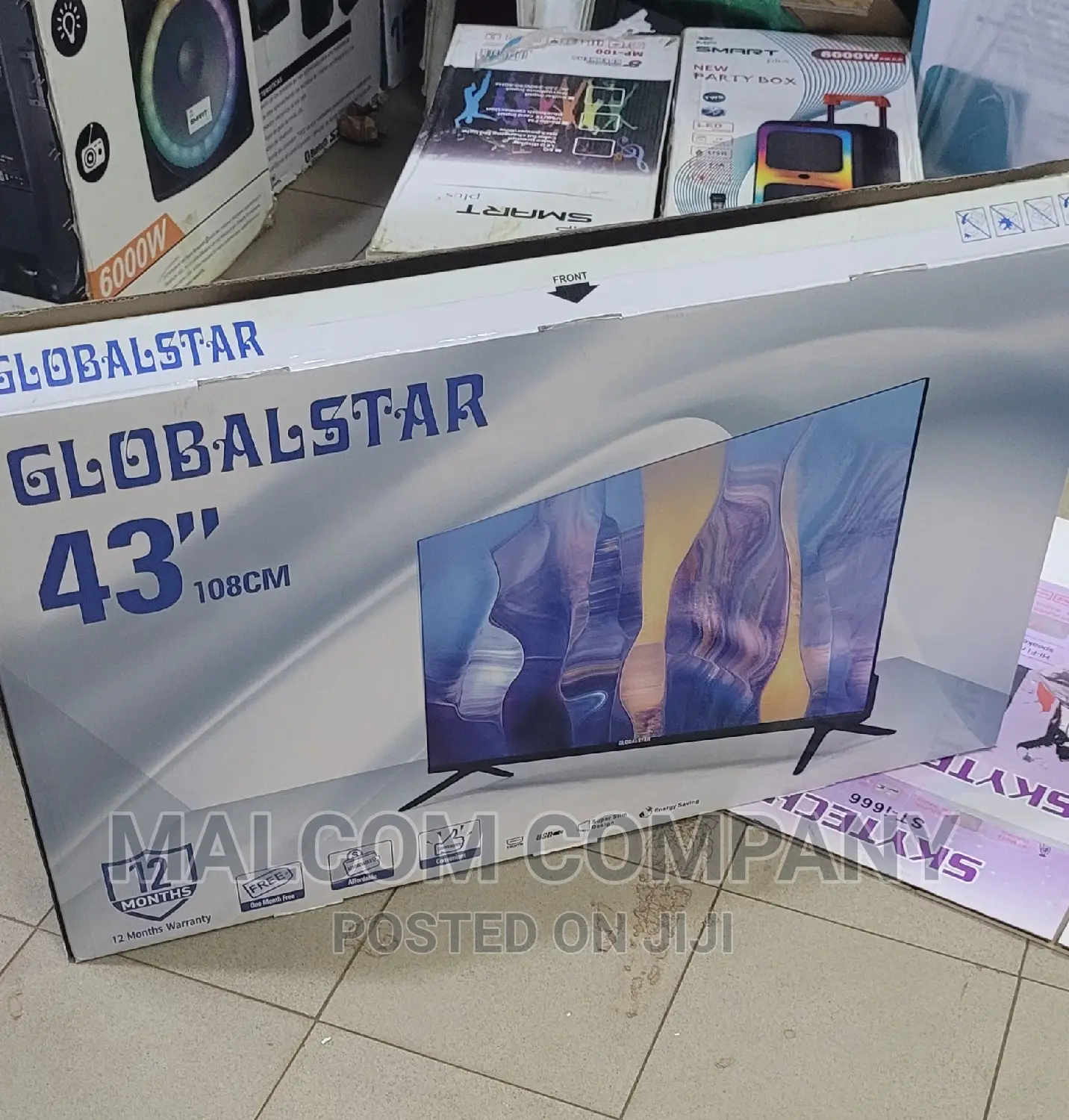 43 Inches Globalstar Smart TV/ Frameles