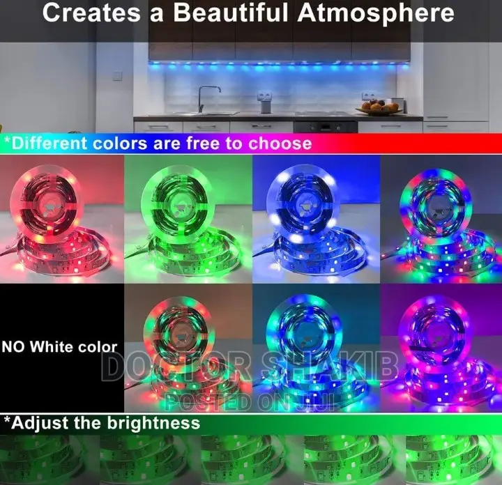 5m RGB Led Waterproof Strip Lights