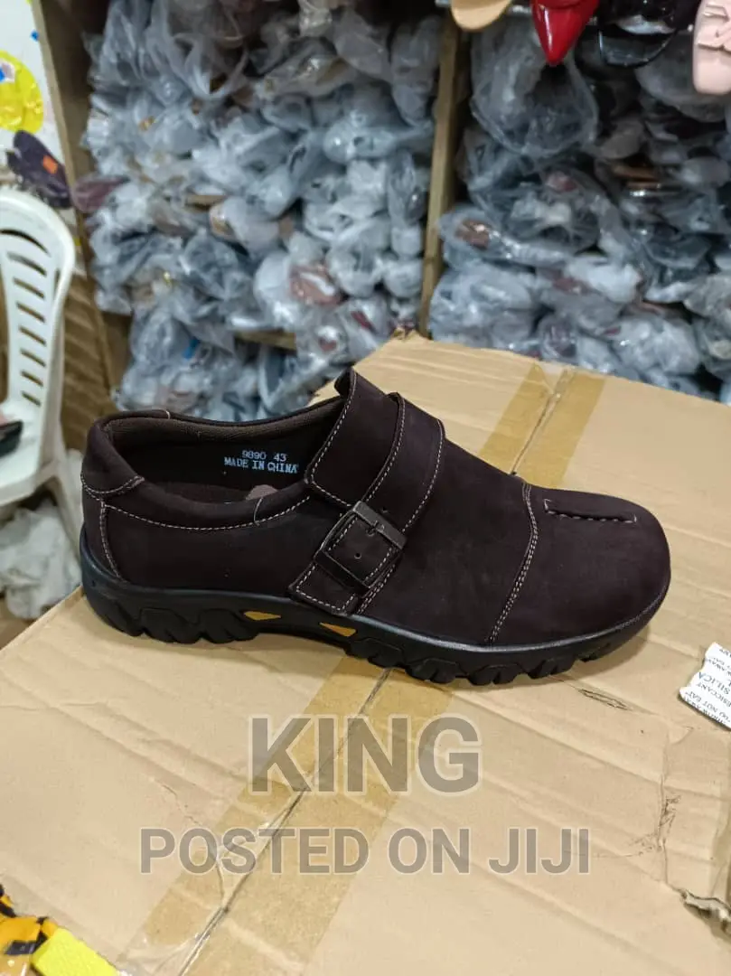 Coffee Brown Leather Loafers