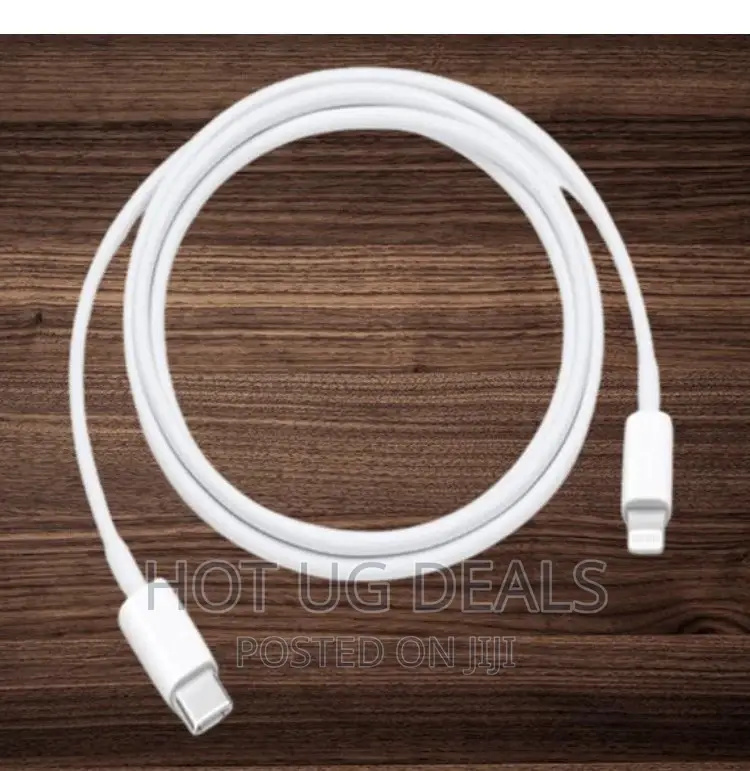 USB Type-C to iPhone 20W Fast Charge Cable - White