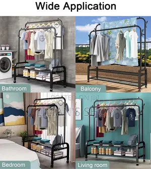 Clothing Rack With Wheels