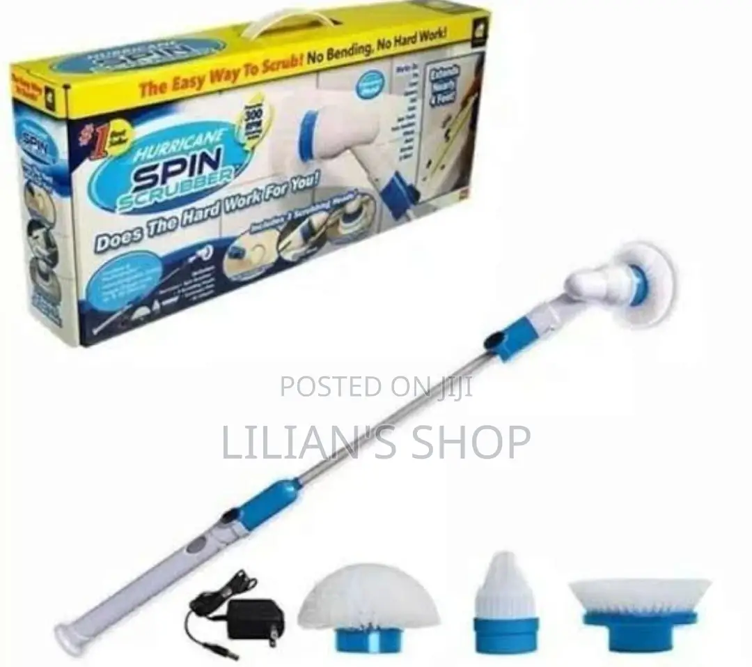 Hurricane Spray Tile Scrubber Floor Mop Cleaner Brush