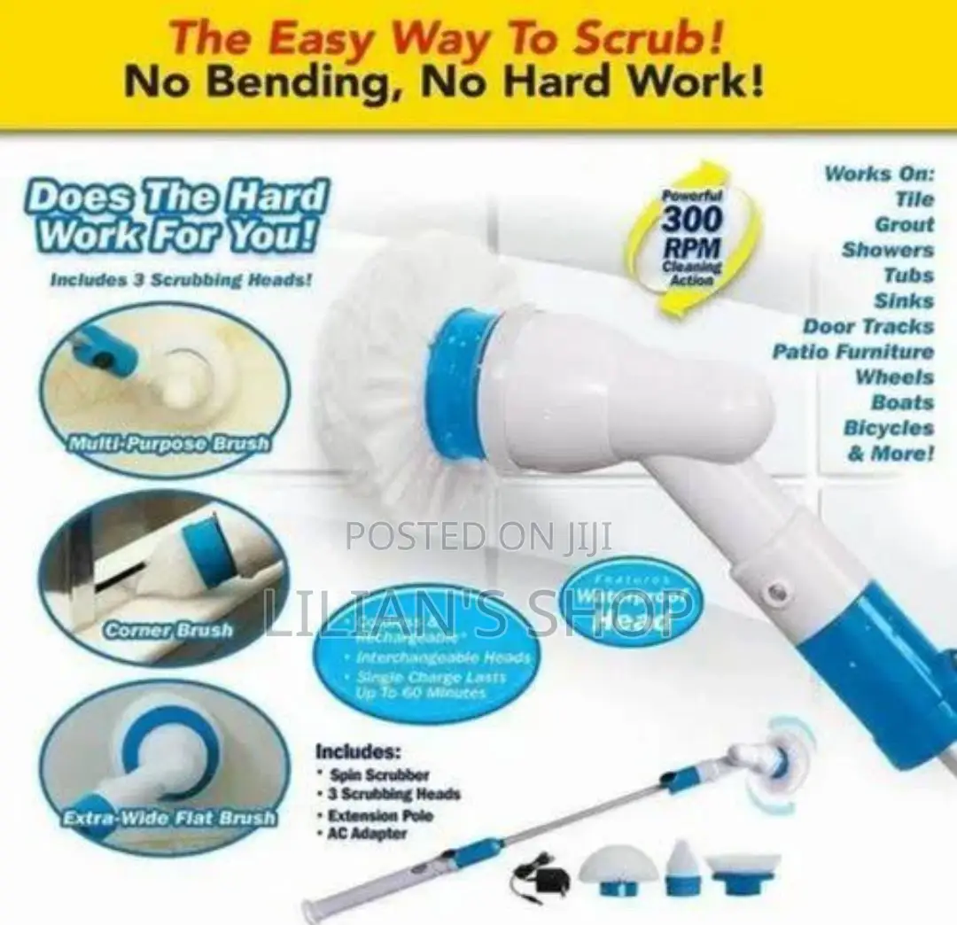 Hurricane Spray Tile Scrubber Floor Mop Cleaner Brush