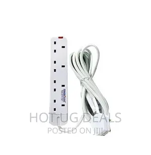 Power King PK 4-Wayextention, 3,Mtr Cable - White