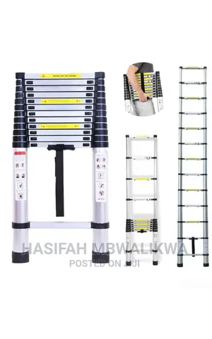 Aluminium Telescopic Extension Ladder 13 Steps- (3.8m)