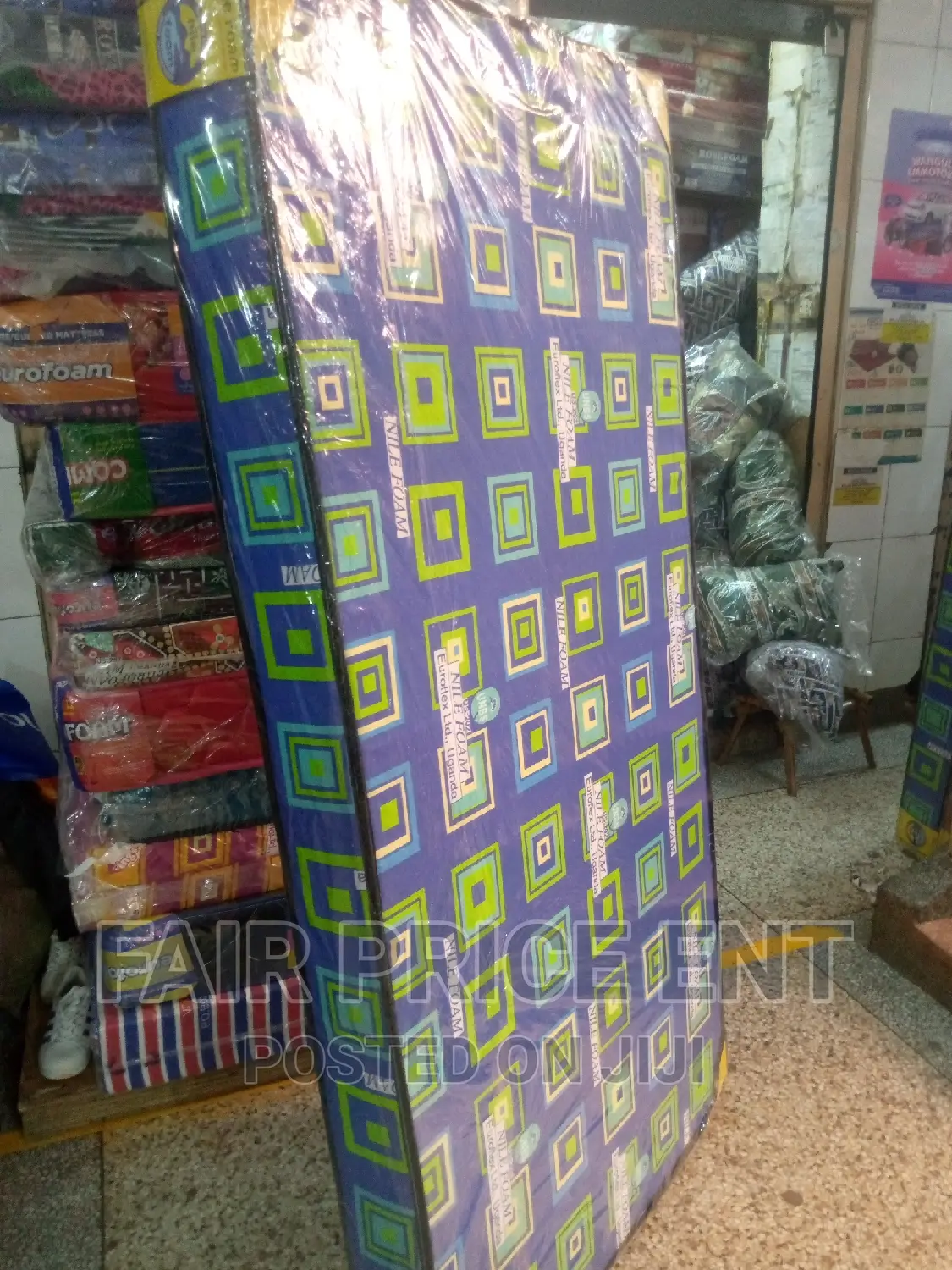 Nilefoam Mattress Sealed Cover.3x6x6inches.( Blue)
