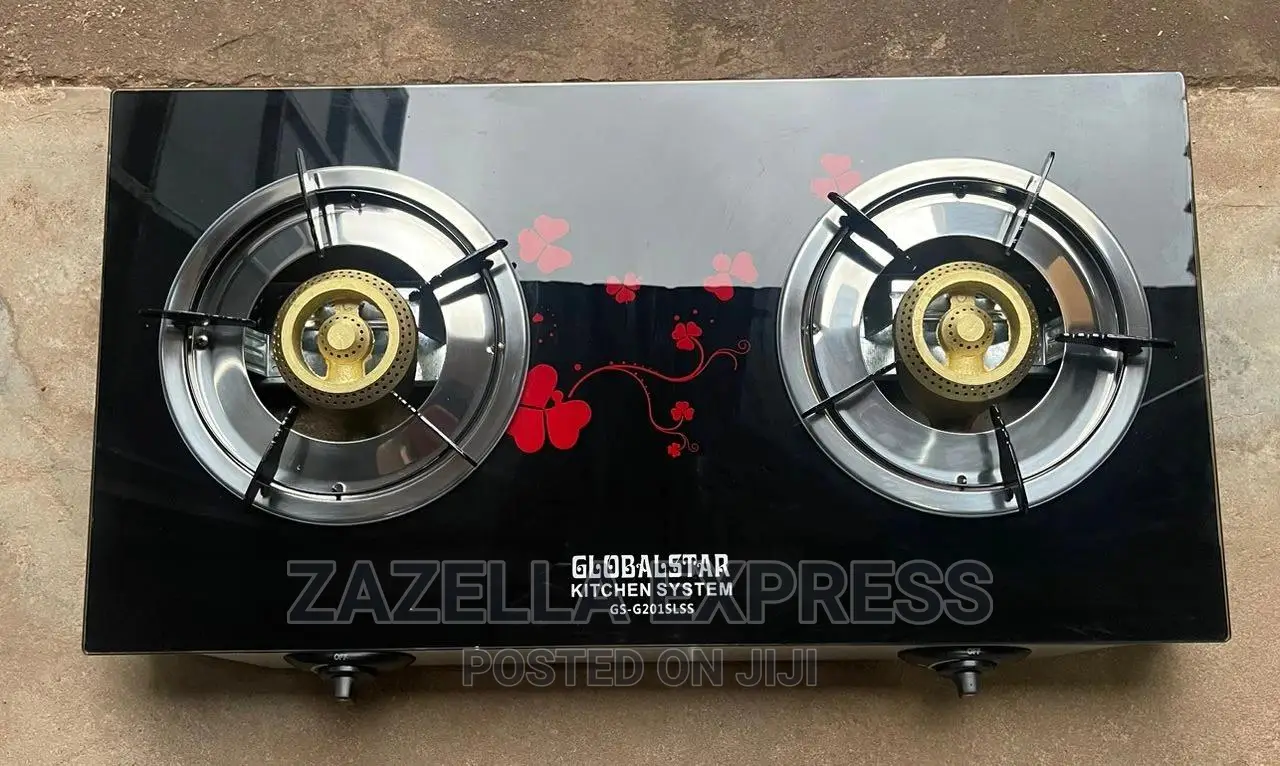 Global Star Gas Stove Cooker GS-G201SLSS – Black