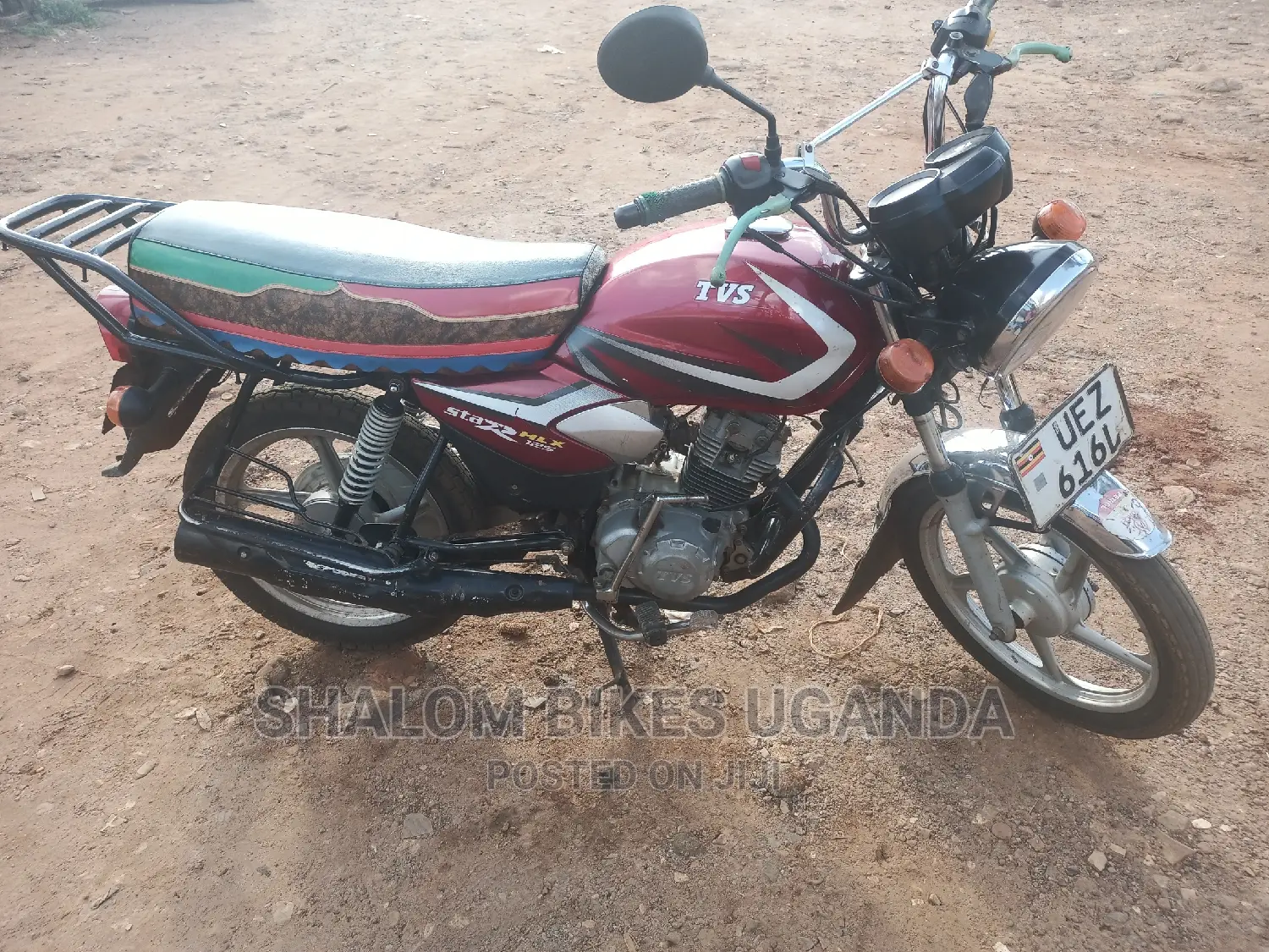 TVS HLX 125 2021 Red