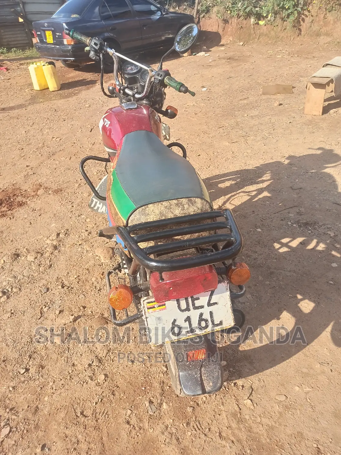 TVS HLX 125 2021 Red