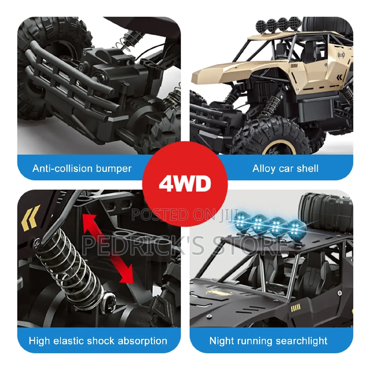 Brand New Boxed RC Car, Offroad Racer With 6wheeler