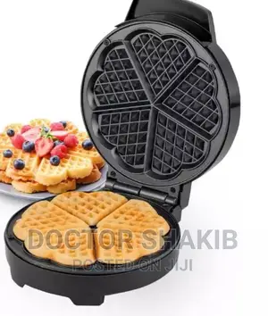 1000W Heart Waffle Maker
