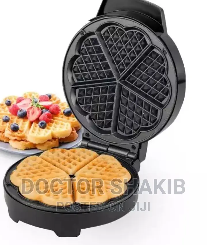 1000W Heart Waffle Maker