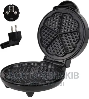 1000W Heart Waffle Maker