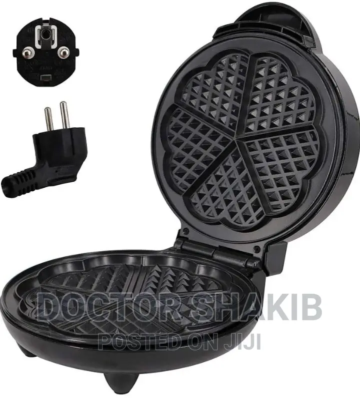 1000W Heart Waffle Maker