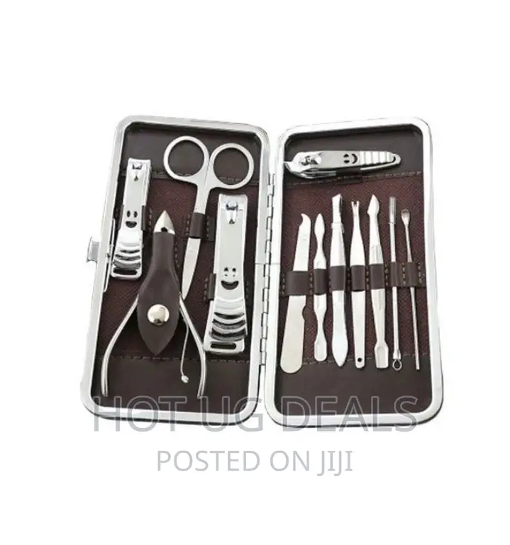 12 PCS Pedicure Manicure Set Nail Clippers Grooming Kit
