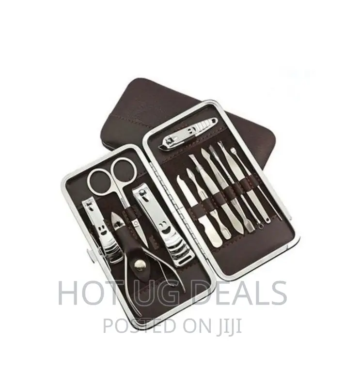 12 PCS Pedicure Manicure Set Nail Clippers Grooming Kit