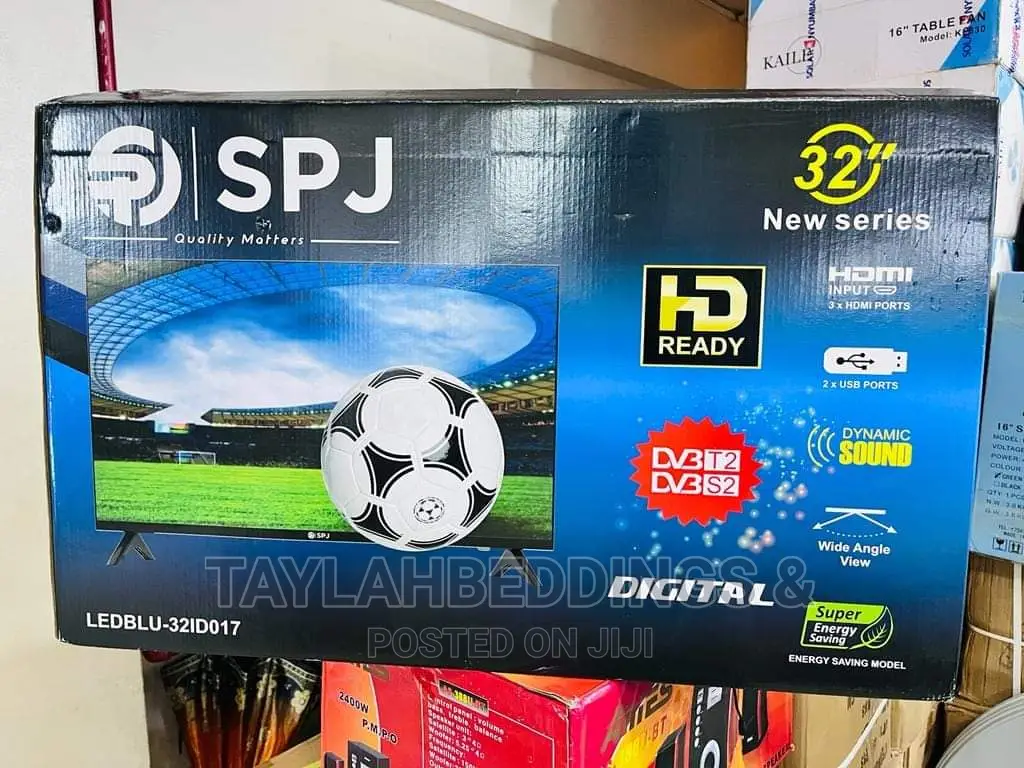 SPJ 32 Inch TV With Inbuilt Free to Air Decoder, HD View