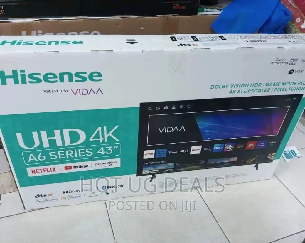 2023 Hisense Uhd 4k 43-inch A6 Series Uhd Smart Led Tv Vidaa
