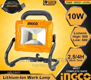 Ingco Rechargeable Work Light - Lamp- 10 Watts
