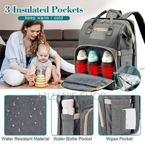 Baby Diaper Bag And Bed