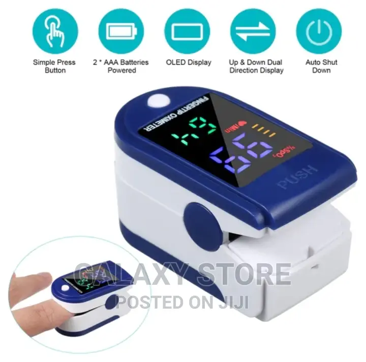 Finger Fingertip Blood Oximeter With Pulse