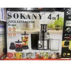Sokany 4 In 1 Juicer Extractor For Grinding Blending-black
