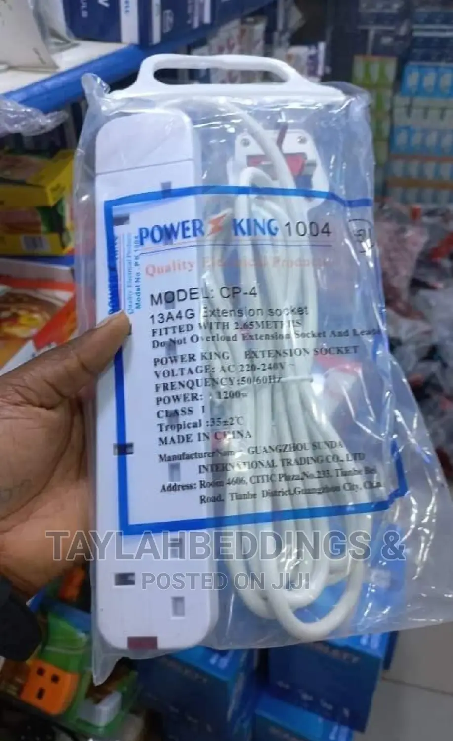 Power King 1004 Extension 35mitre Cable in Central Division