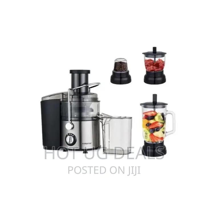 Sokany 4 In 1 Juicer Extractor For Grinding Blending-black