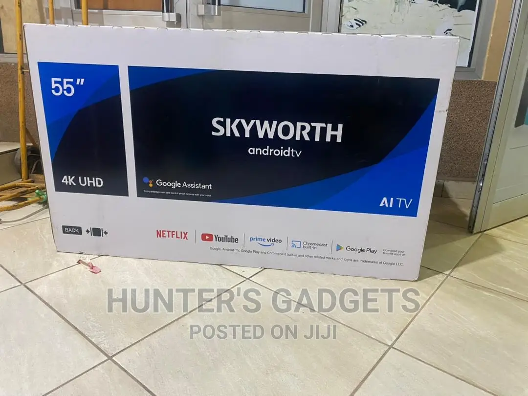 Skyworth 50 Inch Is at 1.3m 55 Inch at 1.7m 65inch at 3.4m