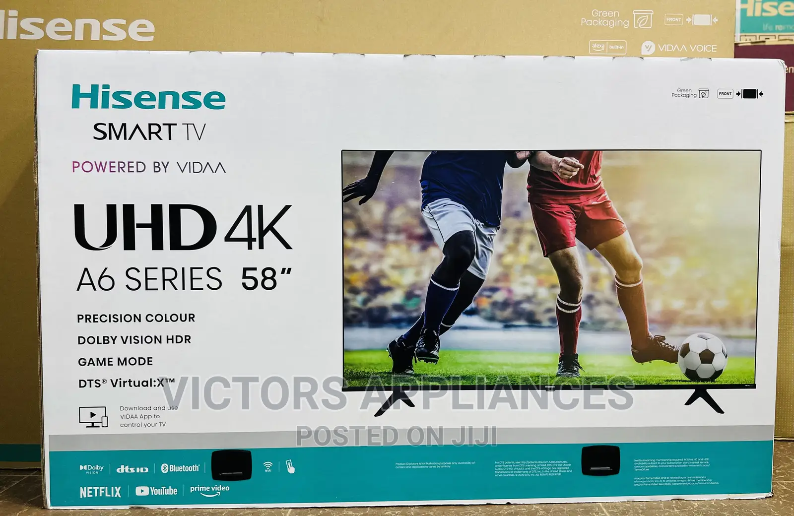 Hisense 58inch UHD Smart Tv A6