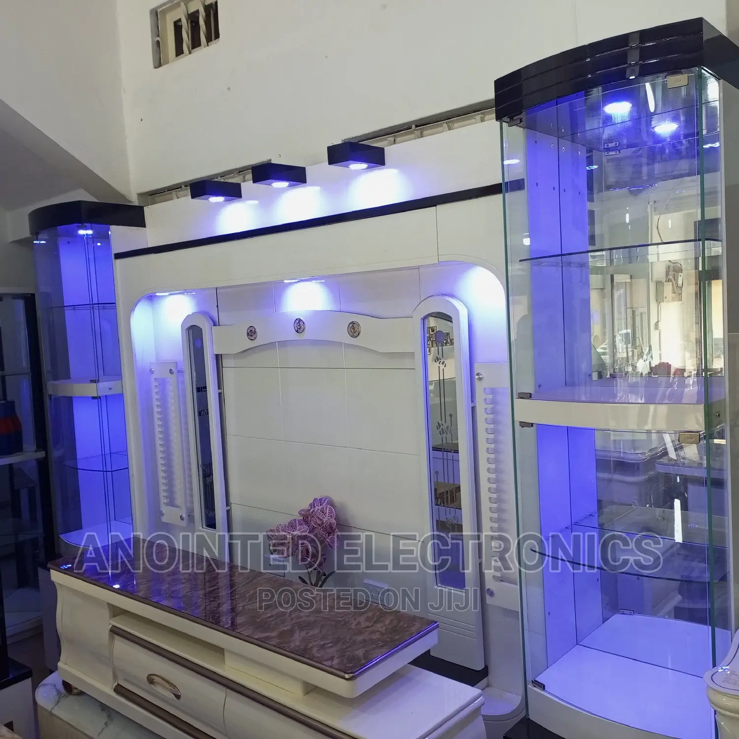 Wall Unit With Lights