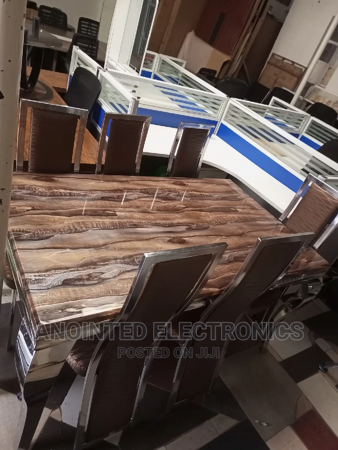 Marble Dining Table 6 Seats