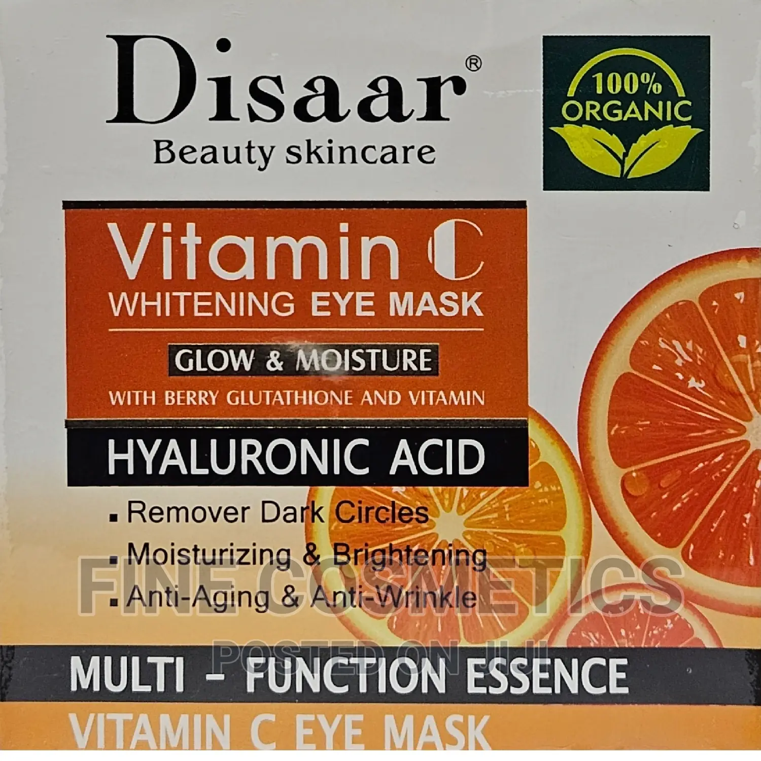 Vitamin C Eye Mask Anti-Aging Under Eye Mask With Hyaluronic