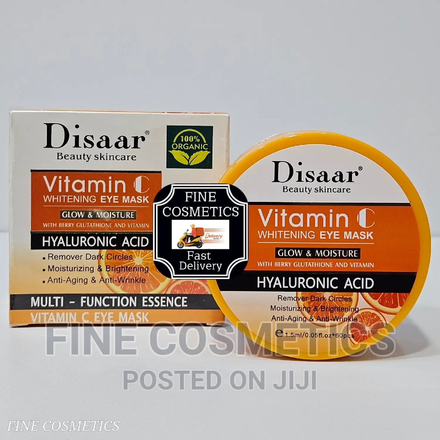 Vitamin C Eye Mask Anti-Aging Under Eye Mask With Hyaluronic