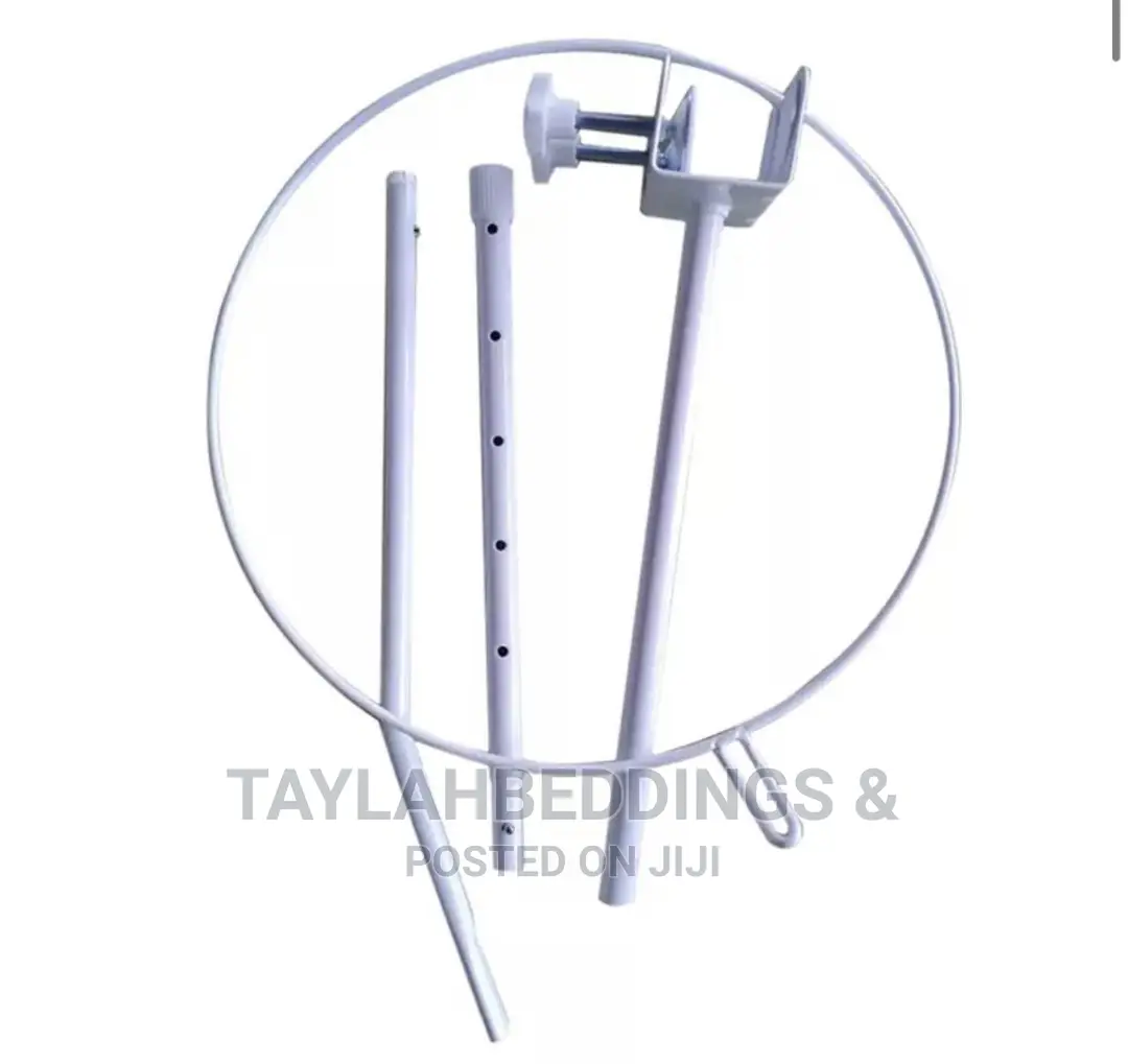 Baby Cot Mosquito Net With Stainless Steel Stand