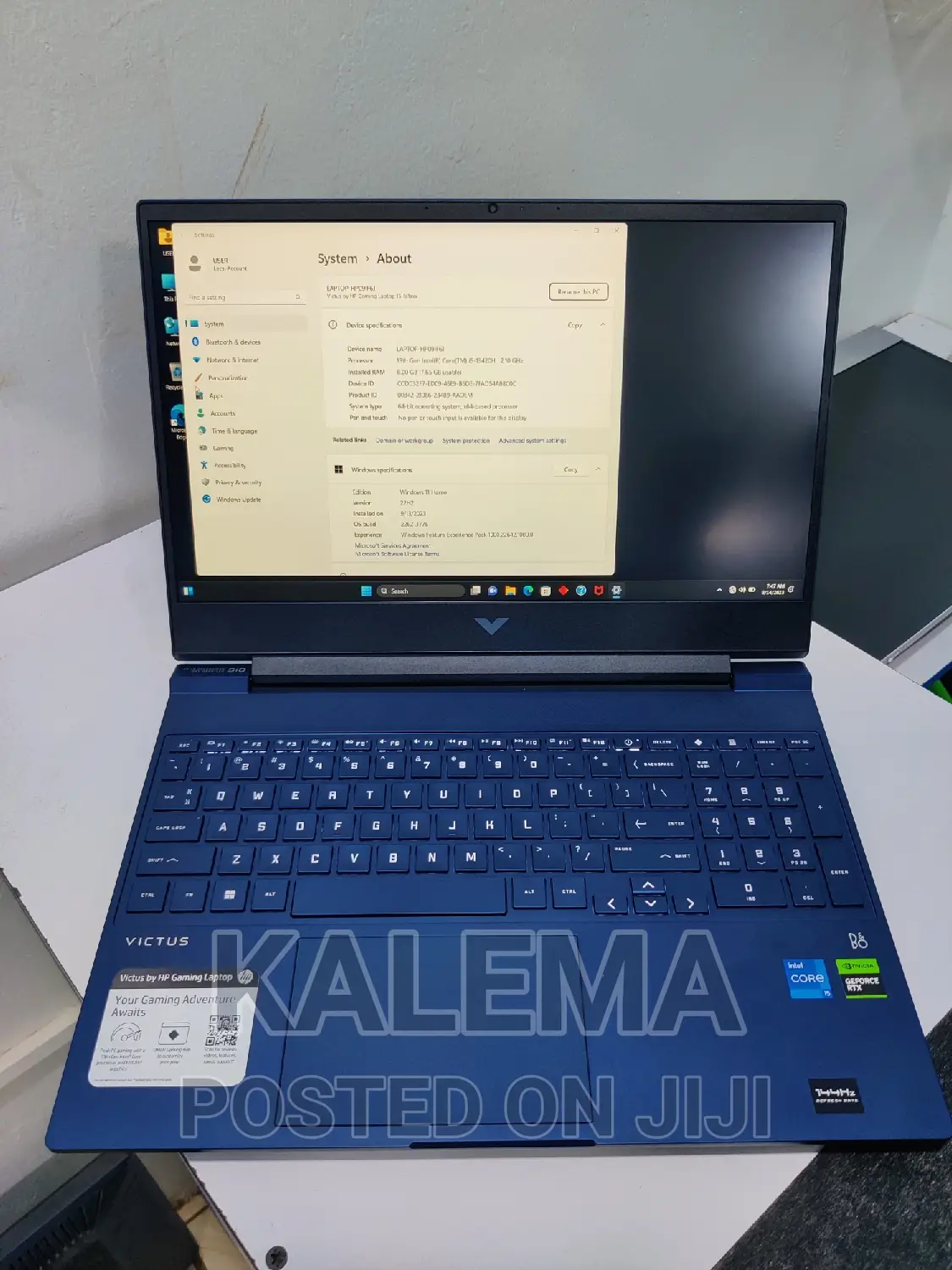 New Laptop HP Victus 16 8GB Intel Core I5 SSD 512GB