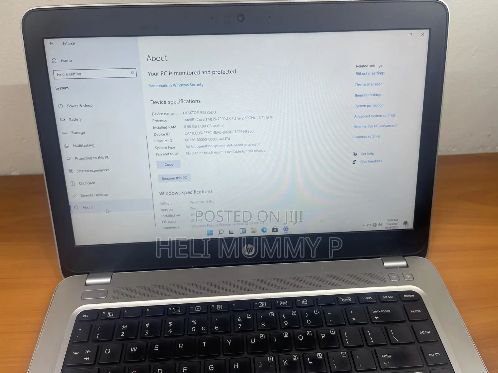 Laptop HP ProBook 440 G4 8GB Intel Core I5 HDD 1T